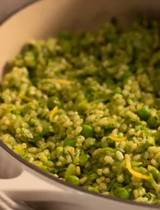green risotto